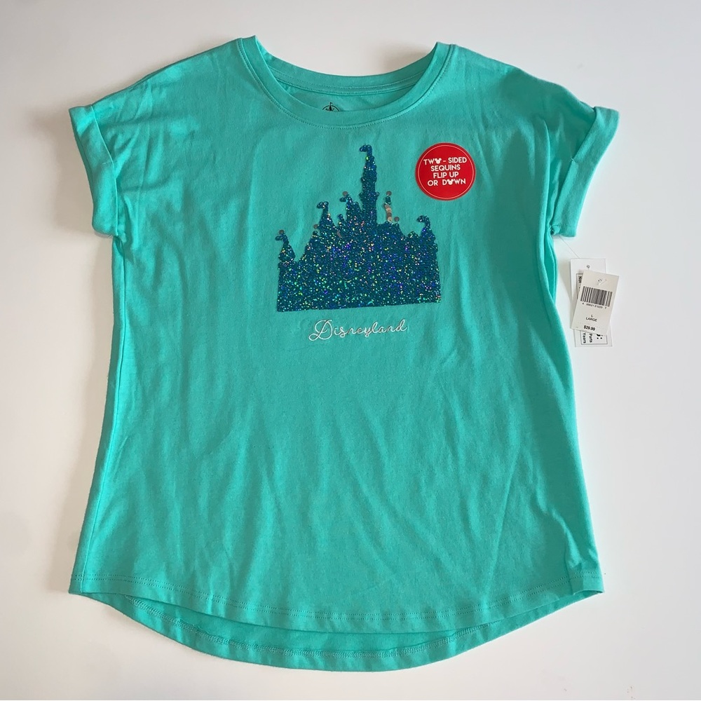 Disneyland flip sequin tee